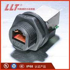 RJ45面板式母针